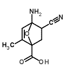 CAS#: 674299-29-7, 4-Amino-5-cyano-2-methyl-7-oxabicyclo[2.2.1]hept-2-ene-1-carboxylic acid