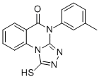CAS#: 67442-91-5, 1-Mercapto-4-(3-Methylphenyl)[1,2,4]Triazolo[4,3-a]Quinazolin-5(4H)-One