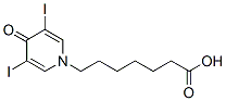 CAS 登录号：67465-45-6， 1,4-二氢-3,5-二碘-4-氧代-1-吡啶庚酸