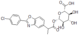 CAS#: 67472-42-8, Benoxaprofen Glucuronide