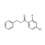 CAS#: 674767-23-8, 1-(4-Chloro-2-fluorophenyl)-3-phenyl-1-propanone
