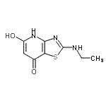 CAS#: 674807-08-0, 2-(Ethylamino)-5-hydroxy[1,3]thiazolo[4,5-b]pyridin-7(4H)-one