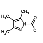 CAS#: 67514-64-1, 3,4,5-Trimethyl-1H-pyrazole-1-carbonyl chloride