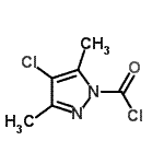 CAS#: 67514-73-2, 4-Chloro-3,5-dimethyl-1H-pyrazole-1-carbonyl chloride