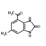 CAS#: 67521-11-3, 4-Acetyl-6-methyl-1,3-dihydro-2H-benzimidazol-2-one