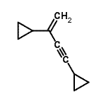 CAS 登录号：67539-02-0， 1,1'-(1-丁烯-3-炔-2,4-二基)二环丙烷