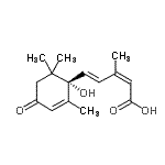 CAS#: 6755-41-5, (2Z,4E)-5-[(1S)-1-Hydroxy-2,6,6-Trimethyl-4-Oxo-2-Cyclohexen-1-Yl]-3-Methyl-2,4-Pentadienoic Acid