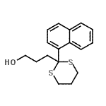 CAS#: 675602-58-1, 3-[2-(1-Naphthyl)-1,3-dithian-2-yl]-1-propanol