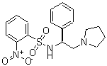 CAS#: 675602-60-5, 2-Nitro-N-[(1S)-1-phenyl-2-(1-pyrrolidinyl)ethyl]benzenesulfonamide