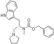 CAS#: 675602-66-1, Benzyl [(2S)-1-(1H-indol-3-yl)-3-(1-pyrrolidinyl)-2-propanyl]methylcarbamate
