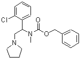 CAS#: 675602-67-2, Benzyl [1-(2-chlorophenyl)-2-(1-pyrrolidinyl)ethyl]methylcarbamate