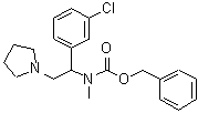 CAS 登录号：675602-68-3， [1-(3-氯苯基)-2-(1-吡咯烷基)乙基]甲基氨基甲酸苄酯