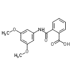 CAS#: 67563-92-2, 2-[(3,5-Dimethoxyphenyl)carbamoyl]benzoic acid