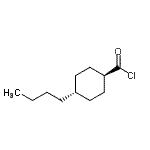 CAS#: 67589-89-3, trans-4-Butylcyclohexanecarbonyl chloride
