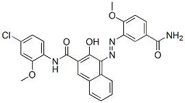 CAS#: 67599-16-0, 4-[[5-(Aminocarbonyl)-2-Methoxyphenyl]Azo]-N-(4-Chloro-2-Methoxyphenyl)-3-Hydroxynaphthalene-2-Carboxamide