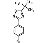 CAS 登录号：676131-65-0， 3-(4-溴苯基)-5-(2-甲基-2-丙基)-1,2,4-恶二唑