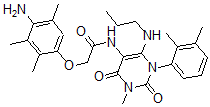 CAS#: 676148-84-8, 2-(4-Amino-2,3,5-Trimethylphenoxy)-N-[1-(2,3-Dimethylphenyl)-1,2,3,4-Tetrahydro-3-Methyl-2,4-Dioxo-6-(Propylamino)-Pyrimidin-5-Yl]-Acetamide