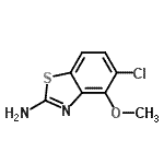 CAS#: 67618-14-8, 5-Chloro-4-methoxy-1,3-benzothiazol-2-amine