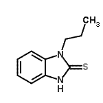 CAS 登录号：67624-25-3， 1-丙基-1,3-二氢-2H-苯并咪唑-2-硫酮