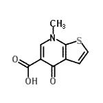 CAS#: 67637-78-9, 7-Methyl-4-oxo-4,7-dihydrothieno[2,3-b]pyridine-5-carboxylic acid