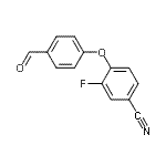 CAS#: 676494-55-6, 3-fluoro-4-(4-formylphenoxy)benzonitrile