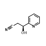 CAS#: 676563-18-1, (3S)-3-Hydroxy-3-(2-pyridinyl)propanenitrile