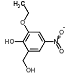 CAS#: 677303-72-9, 2-Ethoxy-6-(hydroxymethyl)-4-nitrophenol