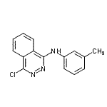 CAS#: 677323-06-7, 4-chloro-N-(m-tolyl)phthalazin-1-amine
