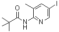CAS 登录号：677327-29-6， N-(5-碘-3-甲基-2-吡啶基)-2,2-二甲基丙酰胺