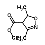 CAS#: 677347-06-7, Methyl 3,5-dimethyl-4,5-dihydro-1,2-oxazole-4-carboxylate