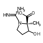 CAS#: 67736-29-2, 1-Carbamimidoyl-3-hydroxy-2-methyl-D-proline