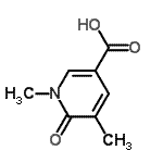 CAS#: 677762-39-9, 1,5-Dimethyl-6-oxo-1,6-dihydro-3-pyridinecarboxylic acid