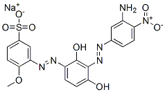 CAS#: 67786-15-6, Sodium 3-[[3-[(3-Amino-4-Nitrophenyl)Azo]-2,4-Dihydroxyphenyl]Azo]-4-Methoxybenzenesulphonate