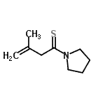 CAS#: 67797-44-8, 3-Methyl-1-(1-pyrrolidinyl)-3-butene-1-thione