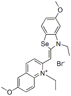 CAS#: 67800-88-8, 1-Ethyl-2-[(3-Ethyl-5-Methoxy-2(3H)-Benzoselenazolylidene)Methyl]-6-Methoxyquinolinium Bromide