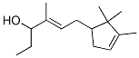 CAS 登录号:67801-19-8, 4-甲基-6-(2,2,3-三甲基环戊-3-烯-1-基)己-4-烯-3-醇