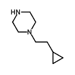 CAS 登录号：67820-73-9， 1-(2-环丙基乙基)哌嗪