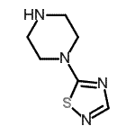CAS#: 67869-93-6, 1-(1,2,4-Thiadiazol-5-yl)piperazine