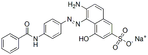 CAS#: 67875-13-2, Sodium 6-Amino-5-[[4-(Benzoylamino)Phenyl]Azo]-4-Hydroxynaphthalene-2-Sulphonate