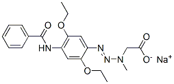 CAS#: 67893-44-1, Sodium [3-[4-(Benzoylamino)-2,5-Diethoxyphenyl]-1-Methyl-2-Triazenyl]Acetate