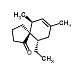 CAS#: 678981-01-6, (5R,6S,10S)-10-Ethyl-6,8-dimethylspiro[4.5]dec-7-en-1-one