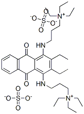 CAS#: 67905-14-0, Diethyl 3,3'-[(9,10-Dihydro-9,10-Dioxoanthracene-1,4-Diyl)Diimino]Bis[Triethylpropylammonium] Disulphate