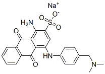 CAS#: 67905-60-6, Sodium 1-Amino-9,10-Dihydro-4-[[4-[(Dimethylamino)Methyl]Phenyl]Amino]-9,10-Dioxoanthracene-2-Sulphonate