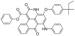 CAS#: 67906-37-0, 4-[4-(1,1-Dimethylpropyl)Phenoxy]-2,7-Dihydro-2,7-Dioxo-6-(Phenylamino)-3H-Dibenz[f,ij]Isoquinoline-1-Carboxylic Acid Phenyl Ester