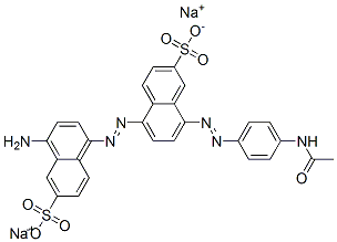 CAS#: 67906-51-8, Disodium 8-[(4-Acetamidophenyl)Azo]-5-[(4-Amino-6-Sulphonatonaphthyl)Azo]Naphthalene-2-Sulphonate
