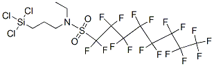 CAS 登录号：67939-42-8， N-乙基十七氟-N-[3-(三氯硅烷基)丙基]辛烷磺酰胺