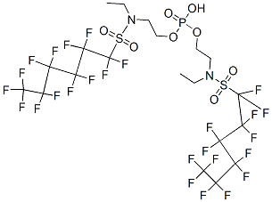 CAS 登录号：67939-92-8， N,N'-[磷酸亚基二(氧基乙烯)]二[N-乙基十三氟己烷磺酰胺]