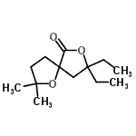 CAS#: 679391-93-6, 8,8-Diethyl-2,2-dimethyl-1,7-dioxaspiro[4.4]nonan-6-one