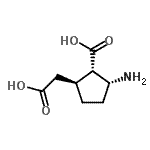 CAS#: 679436-39-6, (1S,2R,5S)-2-Amino-5-(carboxymethyl)cyclopentanecarboxylic acid