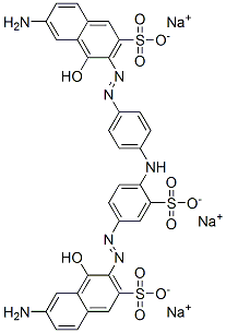 CAS#: 67969-92-0, Trisodium 6-Amino-3-[[4-[[4-[(7-Amino-1-Hydroxy-3-Sulphonato-2-Naphthyl)Azo]Phenyl]Amino]-3-Sulphonatophenyl]Azo]-4-Hydroxynaphthalene-2-Sulphonate